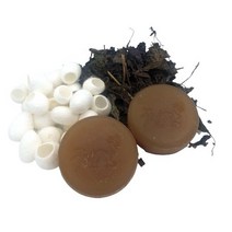 [천잠셀리페어] 코쿤 어성초 자소엽 녹차 3종발효 샴푸바 1+1 120g, 2