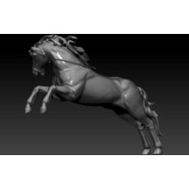 STL 파일 형식 horse_1 의 cnc 용 3d 모델 릴리프, 한개옵션0