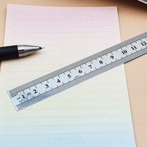 스틸자 15CM 직자 컷팅자 구부러지는자