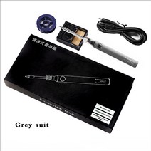 용품 5V 마이크로 납땜 인두 USB 배터리 무선 휴대용 전기 용접 기계 펜, [01] GRAY
