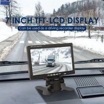 트랙터 트럭 IR 후방 보기 후진 카메라 및 7 인치 LCD 백업 모니터 키트 1080P 8 LED 나이트 비전 HD 자동 주차, CHINA_only 7inch screen