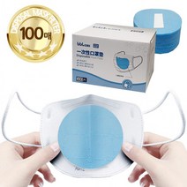 K 3중 마스크 필터 1회용 일회용 F 정전기 100매 94 미세 면 독감 먼지 패드 공산품 (국내 인증 등급 없음), 상세페이지 참조