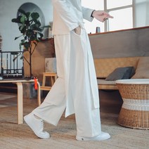 고급스러운 남자 봄 가을 겨울 개량 생활 선비 한복 바지 남성 승복 스님옷