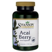 Swanson 아사이 베리 500mg 캡슐, 120개입, 6개