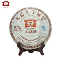대익차 보이차 2012 8592 볶은 357g 운남 맹해 일곱 병차