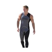 제트트라이브 제트스키 네오프렌 민소매 잠수복 2.5mm, Black/Grey, X-Large
