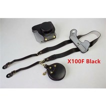 후지 필름 후지 X100 X100S X100T X100V X100F XA5 XA7 XA20 XT100 XT200 XT10 XT1 XF10 XS10 용 럭셔리 PU, 01 X100F Black