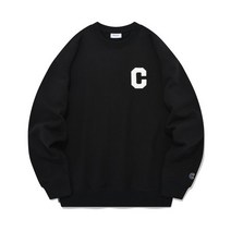 커버낫 C 로고 맨투맨 블랙 11203500