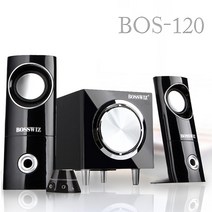 BOSSWIZ AION PLATIUM 2.1CH 듀얼우퍼 스피커 BOS-120, 단품