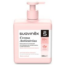 유럽 SUAVINEX 스트레치 마크 방지 임산부 크림 스트레치 마크 방지 및 탄력 강화 냄새가 나는 민감한 피부에 적합 흰색 500 밀리리터, 500ml