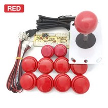 아케이드 조이스틱 diy 키트 제로 지연 아케이드 게임 버튼 및 조이스틱 컨트롤러 키트 아케이드 스틱 pc 게임 기계 철권7 조이스틱, 그물