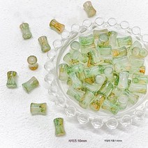 5PCS 월하무죽옥쇄감빙렬폭화유리유리원구슬 DIY 핸드메이드 비즈 목걸이 팔찌, Z4237-Chunyi거란, 50 개