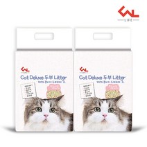 씨엔앨라이프 프리미엄 고양이 두부 모래 복숭아향 7L, 2개