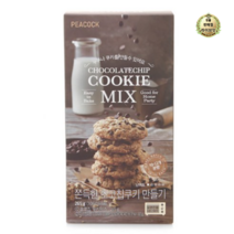 라이브잇 피코크 쫀득한 초코칩쿠키 만들기 쿠키믹스, 7개, 265g