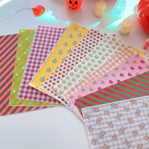 패턴 코팅 유산지 (20장 1세트), (1)스마일 20장, 1개