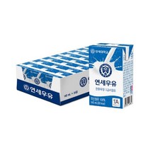연세우유 멸균 흰우유, 140ml, 96개
