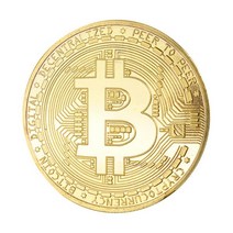 희귀한 외국 기념 주화Bitcoin 물리적 수집가 도금 동전 BTC 40mm 기념품 백만 루블 선물 비트 아트 컬렉션, 02 Gold Bitcoin