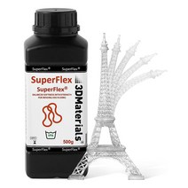 SuperFlex 500g 투명 3D 레진 부드러움 80A 시뮬레이션 유연한 고무 한국산