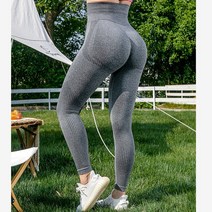 스크런치 곱창밴드OMKAGI-푸시업 심리스 레깅스 바지 여성용 푸시업 할로우 운동 스포츠 버크런치 복