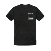 빅사이즈 L~4XL 남여공용 나염 반팔티 프라이데이_블랙