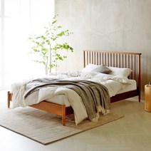 펠리스침대 엘린 원목 침대 프레임 Q 퀸 2colors, 아카시아