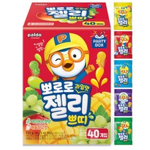 팔도 뽀로로 과일맛젤리 쁘띠 유아젤리, 과일, 1개