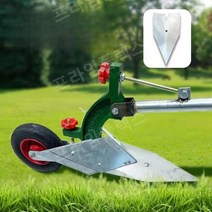 1인 쟁기 밭갈이 밭갈기 농기구 주말농장 고랑 파기 고랑타기 수동쟁기, 조절 가능한 큰 칸막이가 큰 쟁기