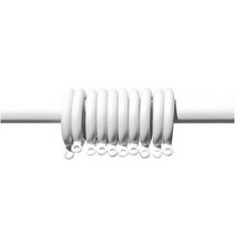 안뚫어고리 버전 4 커튼링, 화이트, 40개