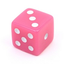 다면체 주사위(정6체)-4color, 1개