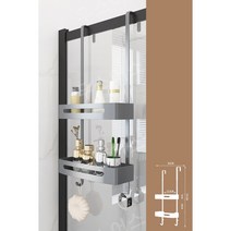 스탠드 행주 타올 수건걸이 세트 욕실 주방 골드 블랙 화장실 렉 철제 수납함 무타공, B