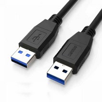 USB 3.0 남성-남성 데이터 확장 케이블 5G 전송 충전 컴퓨터 TV 호환 USB 2.0 케이블 USB, 1.5M_Black