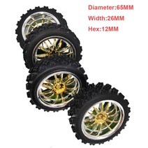 RC카바퀴 부품 1/10 랠리 타이어 Wltoys 144001 MN99S MN90 MN86 A959 A979 A969B HSP HPI Traxxas용 75mm 휠 타이어 육각, 1.WHITE