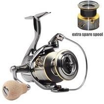 초소형전동릴 쭈꾸미 한치 갈치 갑오징어 loawe sg1000 sg2000 sg2508 sg3000 sg4000 sg5000 sg6000 스피닝 낚시 릴 9+1bb 바닷물, 골드 추가 스풀, 4000 시리즈