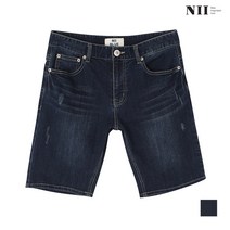 NII(사입) [NII] 남성 진청 스크레치 5부바지_2NNXMSUM3431