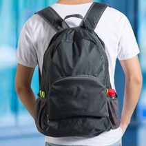 PKFARM 1+1 휴대용 백팩 접을 수 있는 편리한 보조가방 여행 등산 스포츠 장보기