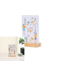 스탠드 아크릴 쇼케이스 A6 세로형 아크릴광고판 메모꽂이 매장POP 마트POP 아트사인쇼케이스 가격POP POP아크릴 POP