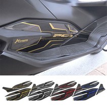 혼다 PCX 사이드 패드 스티커 세트 주유구 탱크 스티커 튜닝 21-22 pcx125, Red - 레드, 4. 사이드 패드