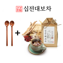 건강한첩 십전대보차 + 티스푼2P 한방차 재료 건강차 전통차, 105g, 2개