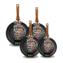 이태리 플로날 논스틱 화강코팅 후라이팬5종 택1 인덕션후라이팬 궁중팬 가정용 업소용팬, 프라이팬24cm