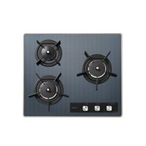 린나이 빌트인 가스쿡탑 3구 560X480 전기 리플렉트 RBR-PF3600L, 도시가스 - LNG, 미포함