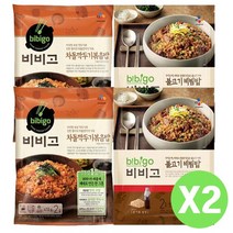 비비고 차돌 깍두기볶음밥410gx2개 불고기비빔밥403gx2개, 2세트