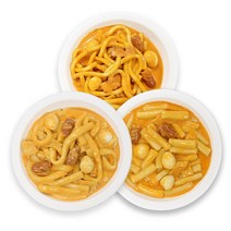 *부드러운 크림소스로 만든 헬로맘 로제떡볶이 3종 3세트 1260g, 로제납작떡볶이(3세트)