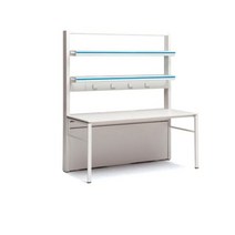 퍼시스 [본사직배송] 퍼시스 테이블 선반 단면형 LAR215HA 실험대, 단일옵션