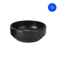 황토 내열도자기 돌솥 비빔밥그릇 블랙 대 뚝배기 뚝빼기