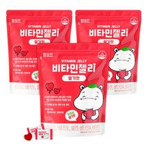 함소아 비타민젤리 딸기맛, 100정, 12개