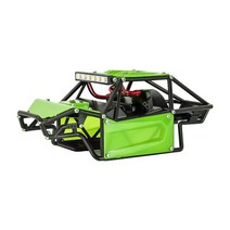 INJORA-나일론 락 버기 바디 쉘 섀시 키트 1/24 RC 크롤러 자동차 축 SCX24 C10 지프 JLU 브론코용 업그레이드 부품, 4.Unassembled Green