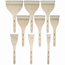 2363 염소털 나무 손잡이 수채화 아티스트 미술 용품 페인트 헤이크 브러쉬 1 피스, Size6
