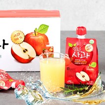밀양 얼음골 사과주스 얼음골 사과즙 몸속독소제거 아기 애플 쥬스 든든한 아침 메뉴 1개, 220ml 1개