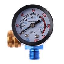 1/4NPT HVLP Spary Gun Regulator 스프레이 건 용 공기압 게이지 레귤레이터 New Arrival, 01 GD