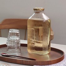 우유유리병 뚜껑 유리쥬스병 500ml 1리터
